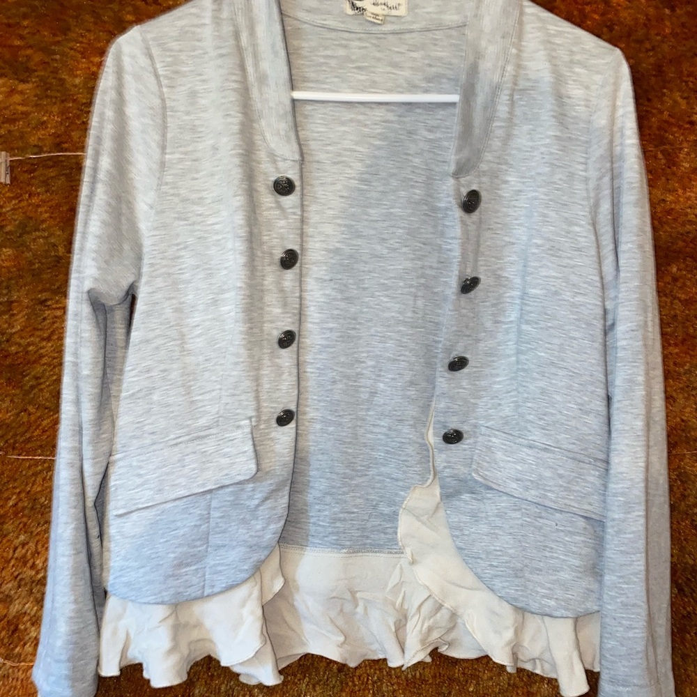 Grey cardigan